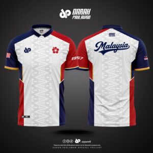 BAJU MALAYSIA MERDEKA 2026 - WHITE EDITION (COLLAR)